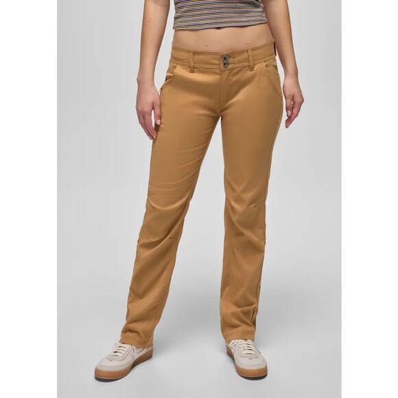 Prana Halle Straight Pant Size 2 Short Earthbound Standard Fit Low Rise Stretch - Picture 1 of 13